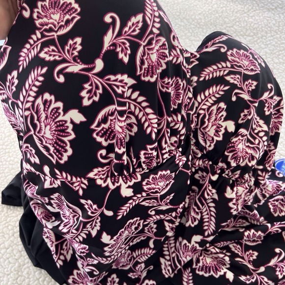 Swim Dress Plus Size 28 Swimsuit for All Suit Skirt Padded Bra One Piece - Picture 11 of 16